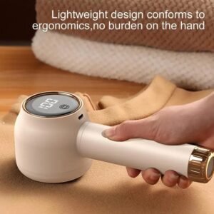 Electric Lint Remover in use