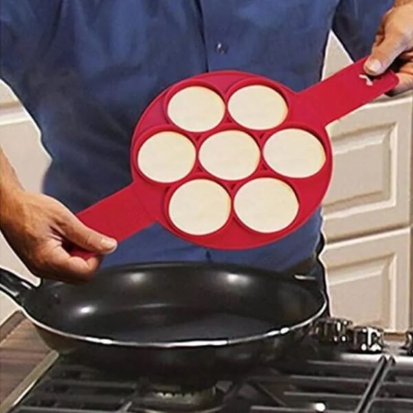 Silicon Pancacke Mold in-use