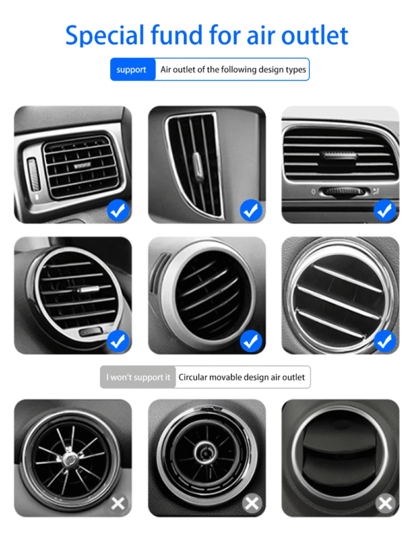 Wireless car charger fit for