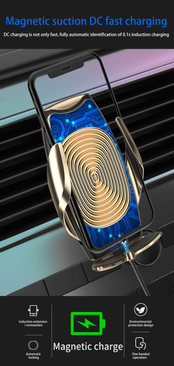 Wireless car charger usage