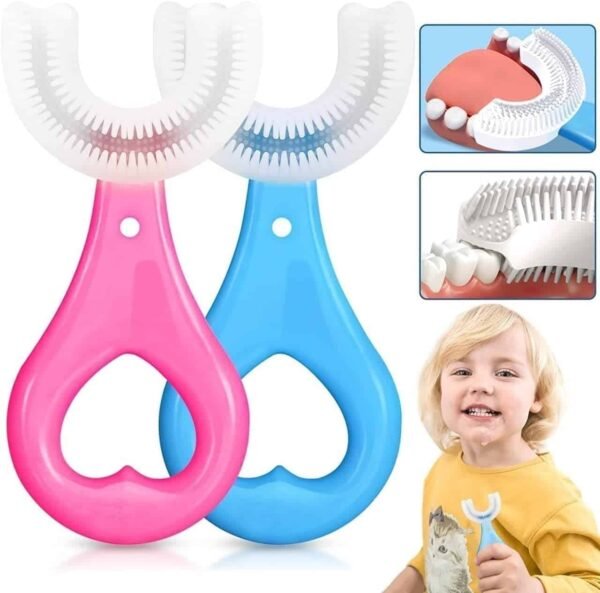 Kids ToothBrush U-Shaped - Heart details 2